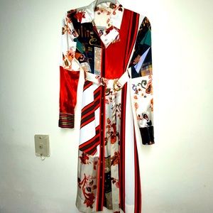 Multicolored Shirt dress